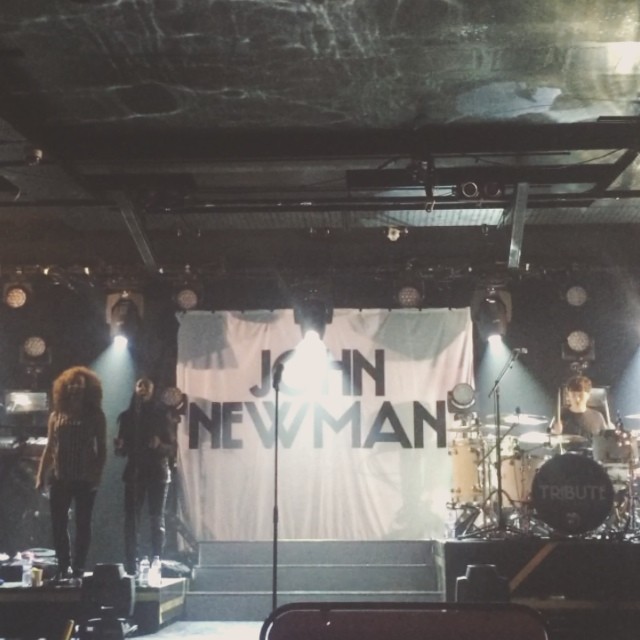 Soundcheck for tonights gig in Belfast